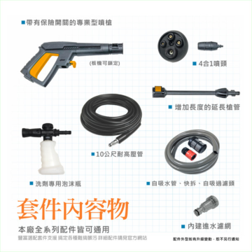 GFOX 風霸 GL-1400C 輕量高壓清洗機