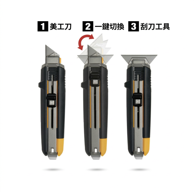 TOUGHBUILT 托比爾 TB-H4S5-01 二合一變形美工刀