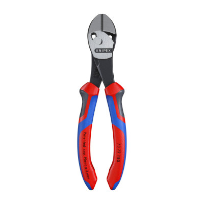 KNIPEX 73 72 180 TwinForce 高效能省力斜口鉗 180mm 雙關節 強力剪線鉗