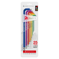 PB Swiss Tools PB 212.LH-10 RB 25Y CN RainBow 25週年限量版球頭六角扳手組 9支組