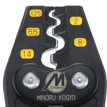 日本 MINORU MC10H014J 省力壓著鉗 JIS裸端子壓接鉗 1.25～14mm²