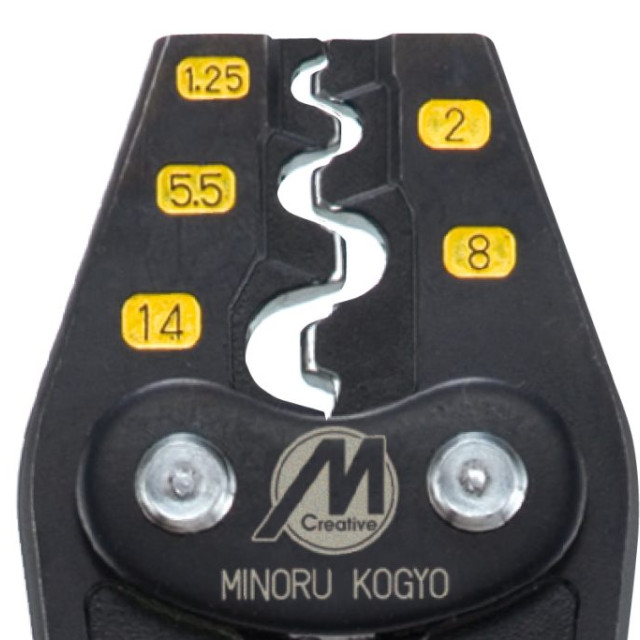 日本 MINORU MC10H014J 省力壓著鉗 JIS裸端子壓接鉗 1.25～14mm²
