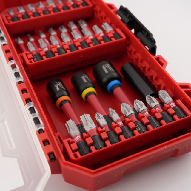 Milwaukee SHOCKWAVE 35件衝擊起子頭組｜適用PACKOUT｜高強度衝擊專用｜原廠盒裝工具組合