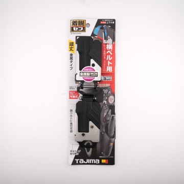 【TAJIMA SF-MHLDS2M｜金屬雙扣橫掛快拆背夾｜最硬最穩的選擇】