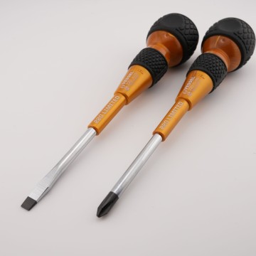 VESSEL 220 LIMITED 琥珀限量起子組｜日本製 螺絲起子（十字＋一字）｜復古橘握把款