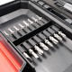 VESSEL 220USB-17C｜電動螺絲起子套組｜雙速扭力×Type-C快充｜17件組｜日本製電動起子
