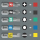 WERA Kraftform Kompakt 20 Tool Finder 1 伸縮快拆起子組 7件式 附收納袋 05051016001