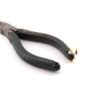 KUROKIN 黑金牌 350-150BG 尖嘴鉗｜高碳鋼細長型｜黃金吊環｜