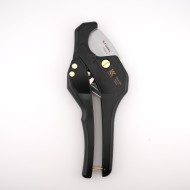 FUJIYA FP42-BG 黑金管材剪刀｜日本製造｜一刀收尾，工地爆好評