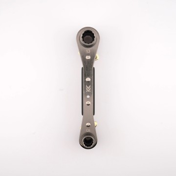 KUROKIN 黑魂棘輪四合一梅開扳手 FRS-11-BG｜8 / 10 / 12 / 13mm｜日本製四用棘輪板手