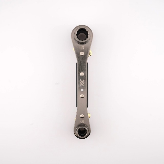 KUROKIN 黑魂棘輪四合一梅開扳手 FRS-11-BG｜8 / 10 / 12 / 13mm｜日本製四用棘輪板手