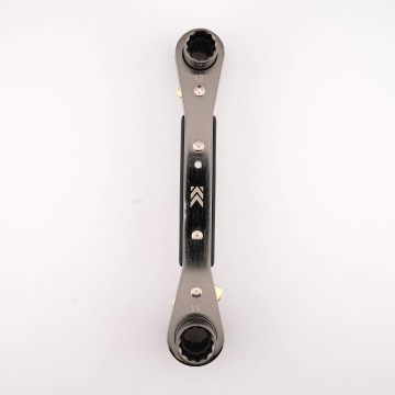 KUROKIN 黑魂棘輪四合一扳手 FRS-12-BG｜10 / 12 / 13 / 14mm｜日製雙頭棘輪開口板手