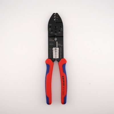 KNIPEX 97 21 215 C 多功能剝線鉗｜剪線、剝線、壓接一次搞定！