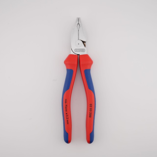 KNIPEX 02 05 200 德國製多功能尖嘴鉗｜斜口鉗＋剝線＋夾持三合一｜可剪鋼琴線2.2mm