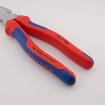 KNIPEX 02 05 200 德國製多功能尖嘴鉗｜斜口鉗＋剝線＋夾持三合一｜可剪鋼琴線2.2mm
