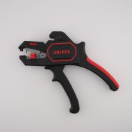 KNIPEX 12 62 180 自動剝線鉗｜德國製專業剝線器｜0.2~6mm²多規格對應｜精準快剝