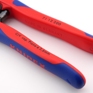 KNIPEX 71 12 200 小型鋼筋剪斷鉗（200mm）｜德國製造｜可剪鋼絲到 3.6mm