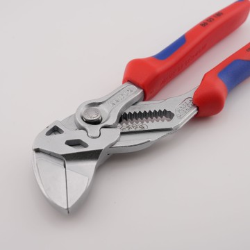 KNIPEX 86 05 180 鉗型板手｜德國製快調活扳鉗｜180mm｜一支搞定螺絲與夾持