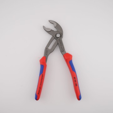 KNIPEX 87 02 180 鱷魚鉗｜德國製自鎖型水管鉗｜180mm 萬能鉗｜自動鎖緊不滑牙