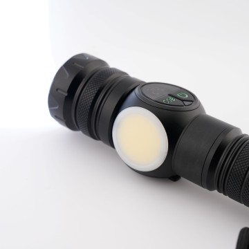 COB-WORKLIGHT M1｜亮瞎你用的雙光源工作燈（磁吸底座／USB充電／紅白雙色COB／電量顯示）