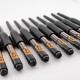 10入裝|細長軸記號筆 1.5mm|可穿孔打點記號|45mm刻度|工地用極細油性筆 10入裝|細長軸記號筆 1.5mm|可穿孔打點記號|45mm刻度|工地用極細油性筆