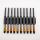 10入裝|細長軸記號筆 1.5mm|可穿孔打點記號|45mm刻度|工地用極細油性筆 10入裝|細長軸記號筆 1.5mm|可穿孔打點記號|45mm刻度|工地用極細油性筆