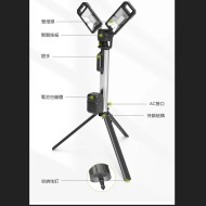 WU029 雙燈頭鋁合金升降工作燈｜4500流明｜可折疊攜帶｜室內戶外都搞定