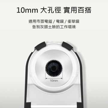 WORX 威克士 WA1602 鑽孔集塵器｜自吸式防塵集塵盒｜Type-C 充電