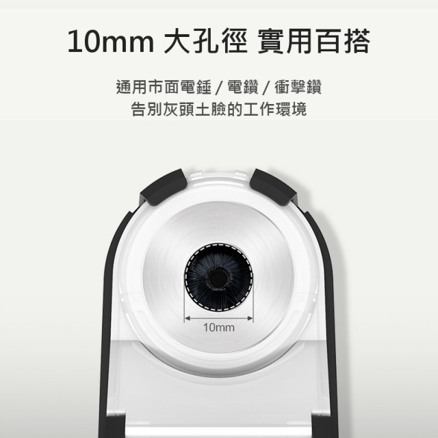 WORX 威克士 WA1602 鑽孔集塵器｜自吸式防塵集塵盒｜Type-C 充電