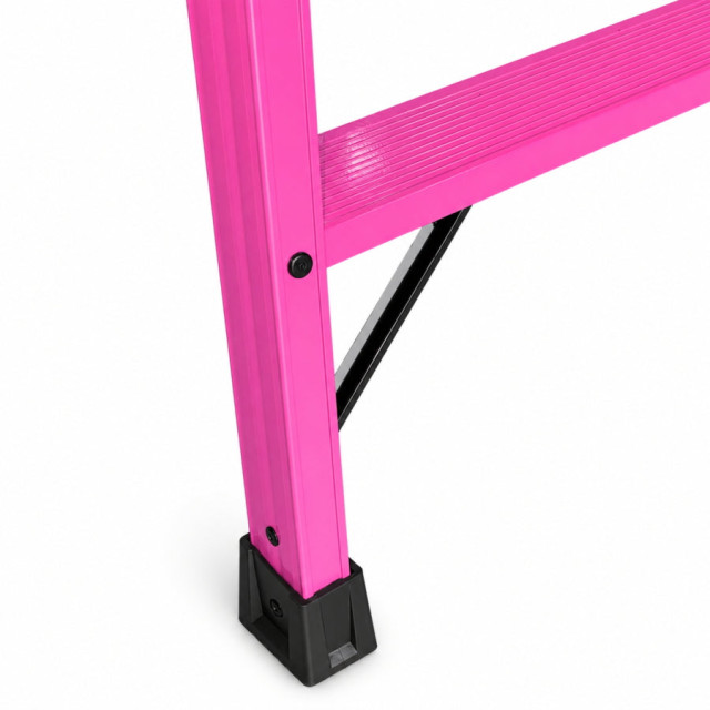 PiCa PPAP-120 PREMIUM PINK 限定粉黑 四尺梯／人字梯兩用梯 限重100kg