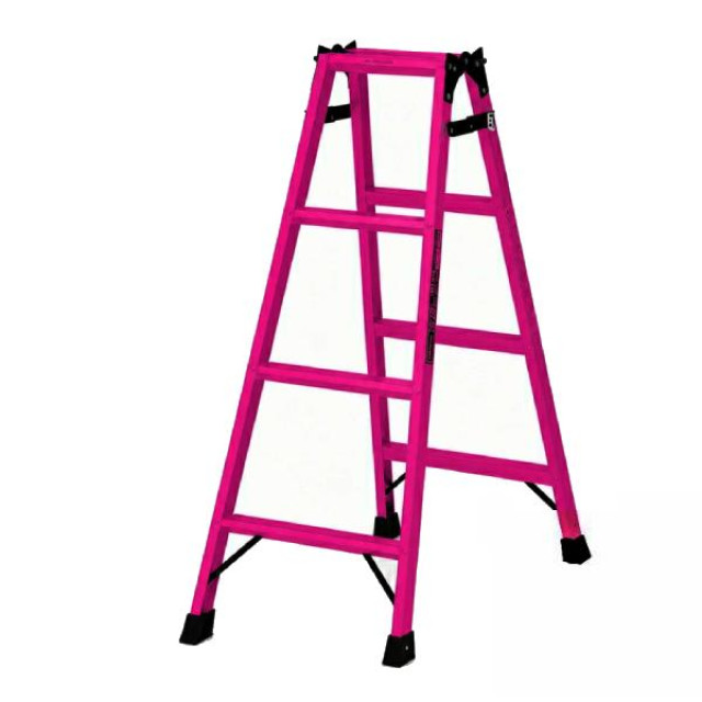 PiCa PPAP-120 PREMIUM PINK 限定粉黑 四尺梯／人字梯兩用梯 限重100kg