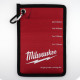 Milwaukee 美沃奇 4／5吋砂輪切割片收納袋｜105／125mm分層收納｜附登山扣