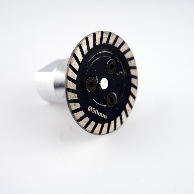 50mm 金剛石修邊輪 M14｜石材修邊磨輪｜角磨機修邊刀｜花崗石／石英石／磁磚修邊工具