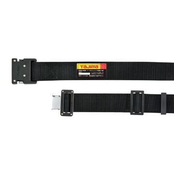 TaJima 田島 鍛造鋁插扣式S腰帶 經典黑
