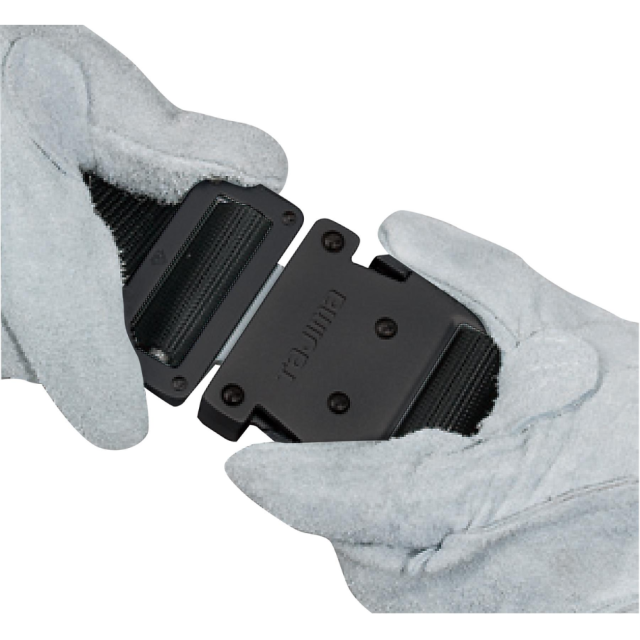 TaJima 田島 鍛造鋁插扣式S腰帶 經典黑